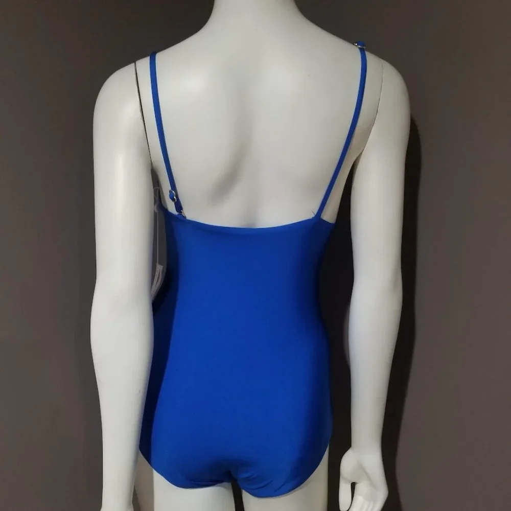 Trina Turk Swim Monaco Solids One Shoulder One Piece Size 4 - Picture 4 of 11